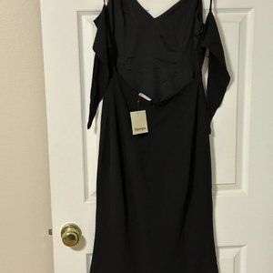 Showpo Black gown.  Size 6